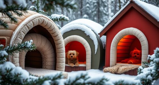 luxury heated pet shelters
