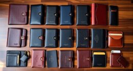 luxury leather passport sets