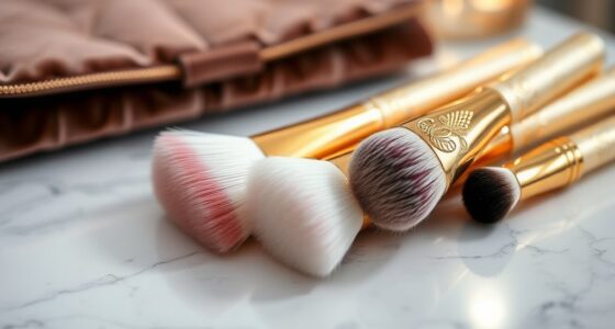 luxury makeup brush collection