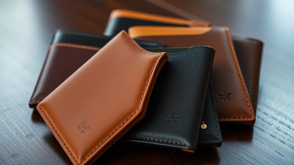 luxury men s leather wallets