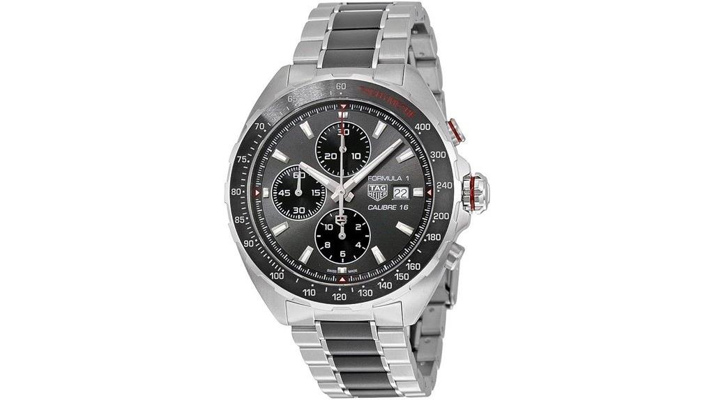 luxury men s silver watch