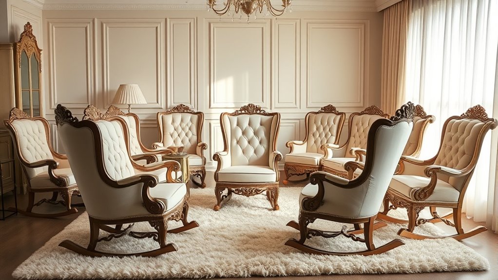 luxury nursery rocking chairs