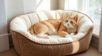 luxury orthopedic cat beds