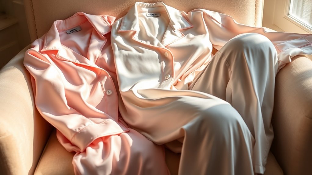 luxury silk pajama sets