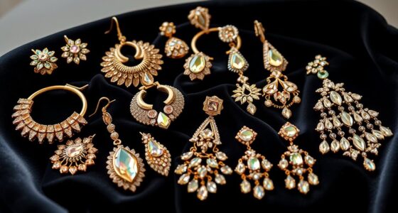 luxury statement earrings collection