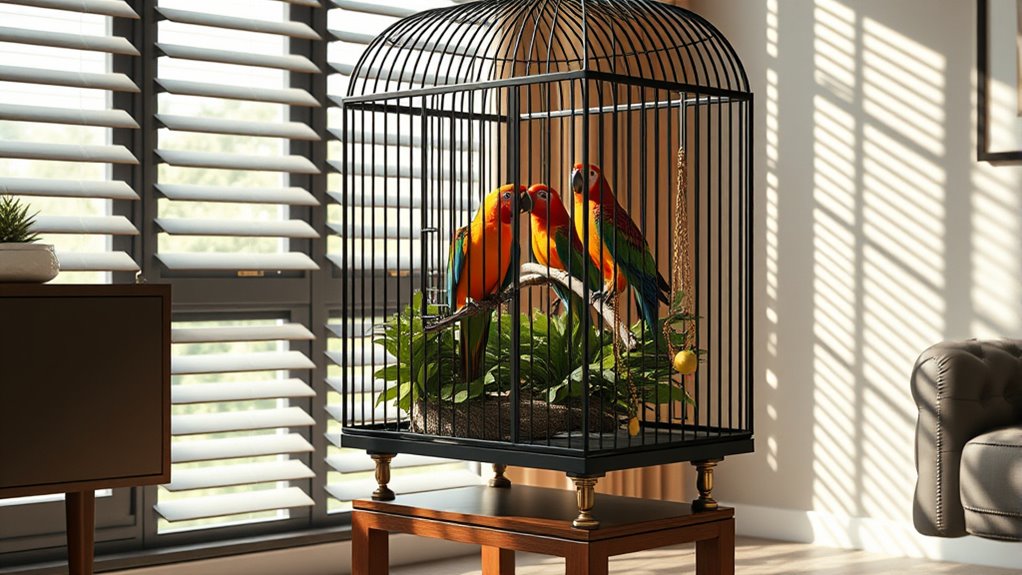 luxury stylish bird cages