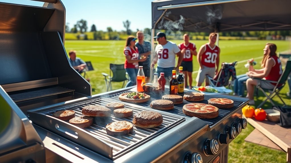 luxury tailgate grills 2025