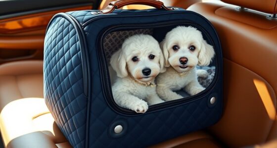 luxury travel dog carriers