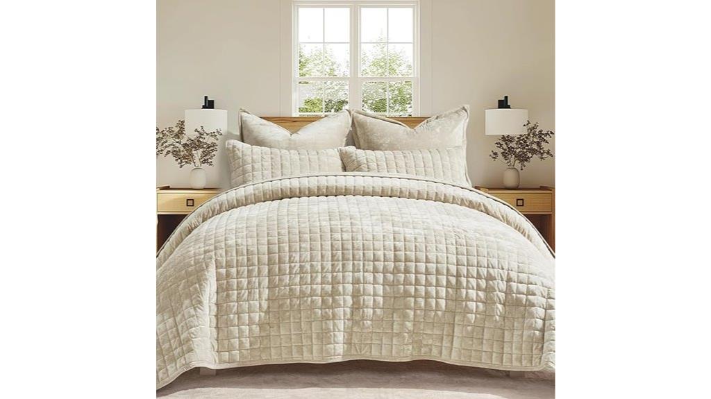 luxury velvet king bedding