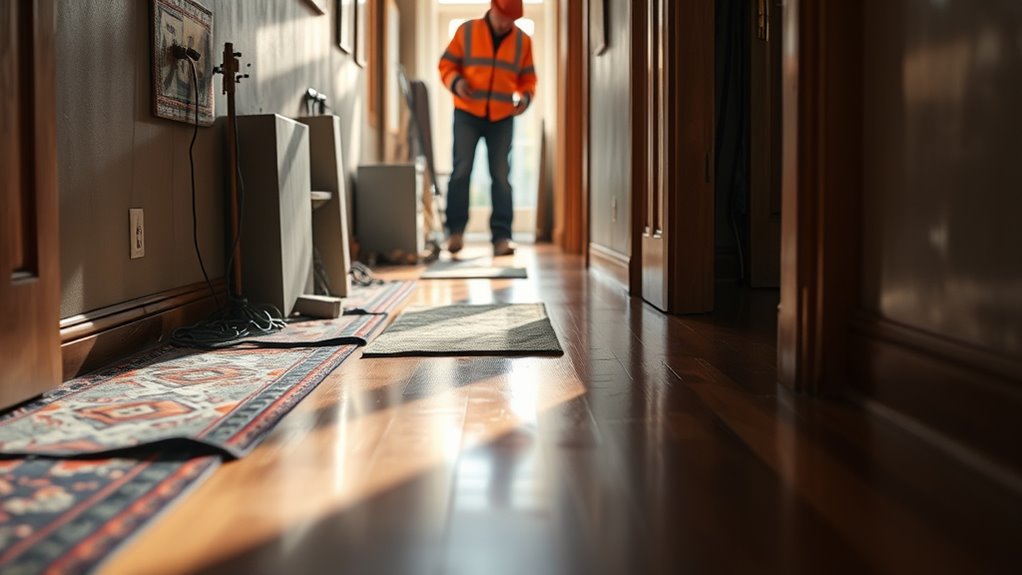 maintain floors and lighting