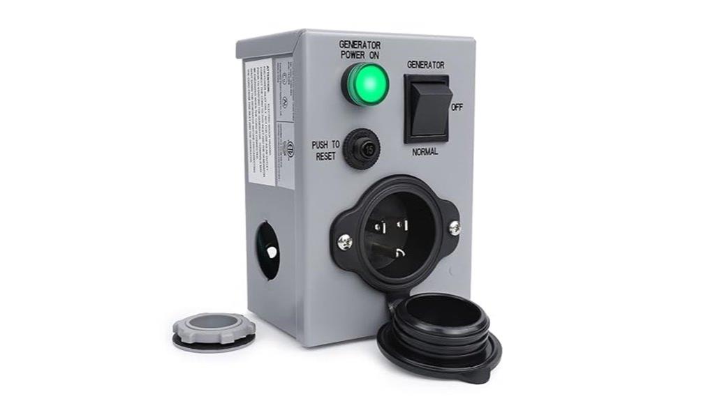 manual transfer switch with breaker