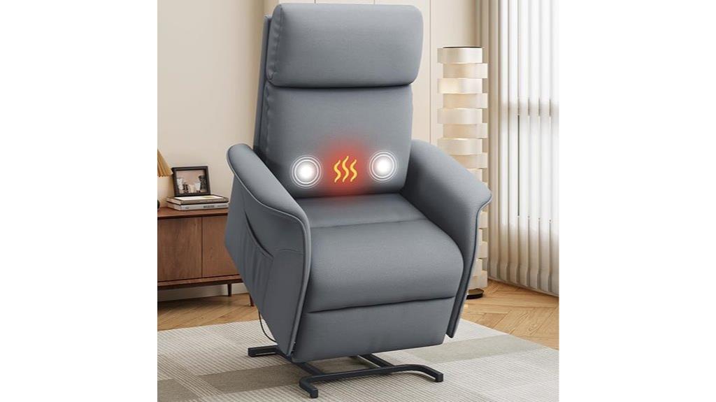 massage heat recliner