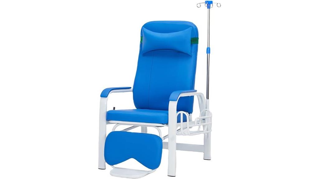 medical chair with armrest