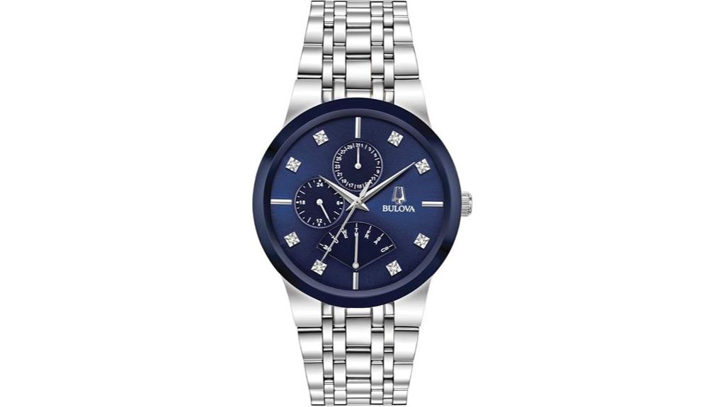 men s diamond dial watch