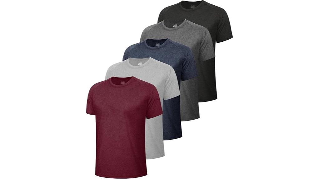 men s moisture wicking workout shirts