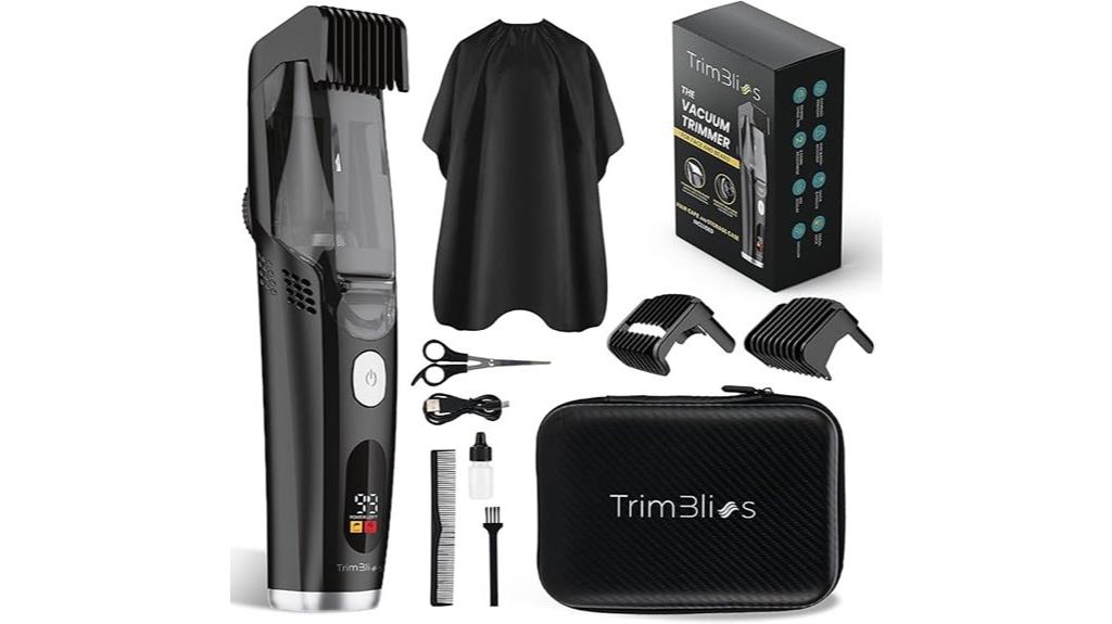 men s vacuum beard trimmer