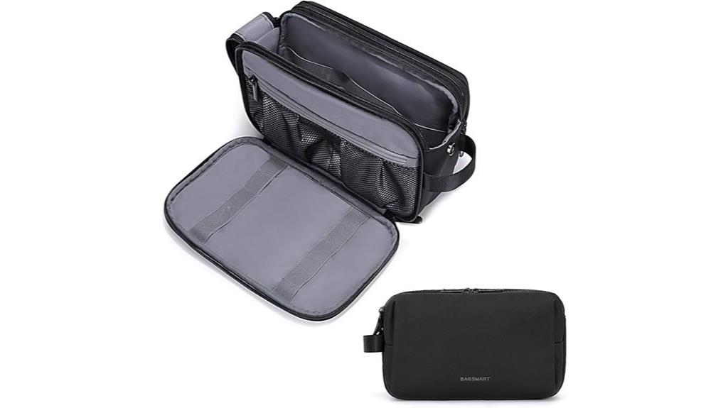 men s water resistant toiletry bag