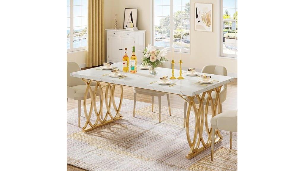 modern 63 dining table