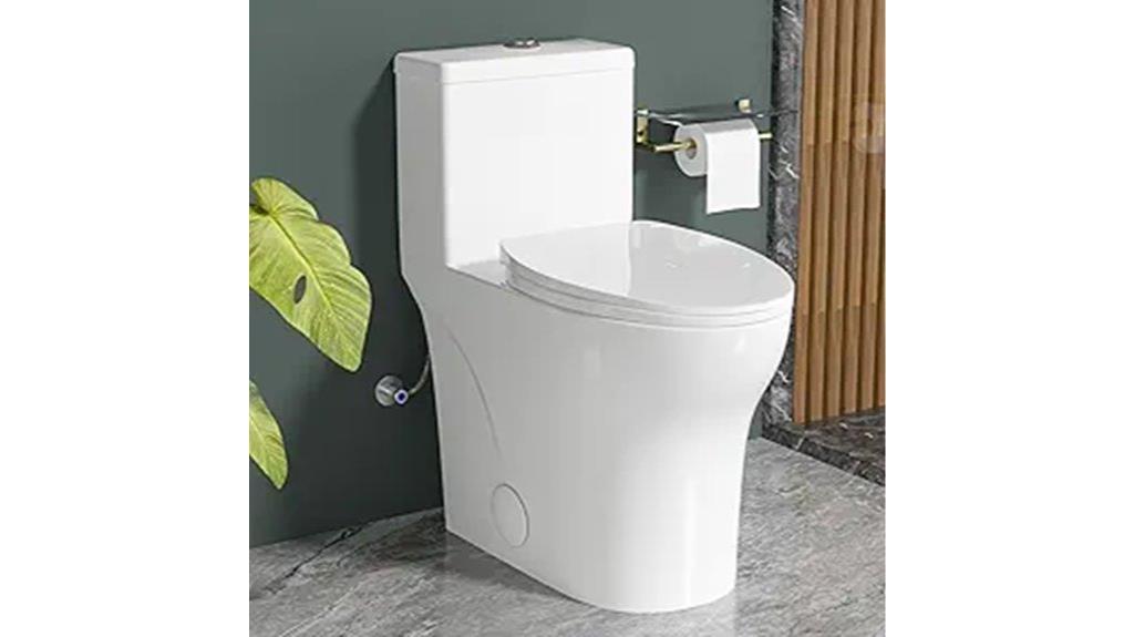 modern elongated tall toilet