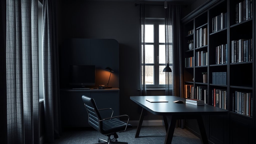 moody color scheme lighting