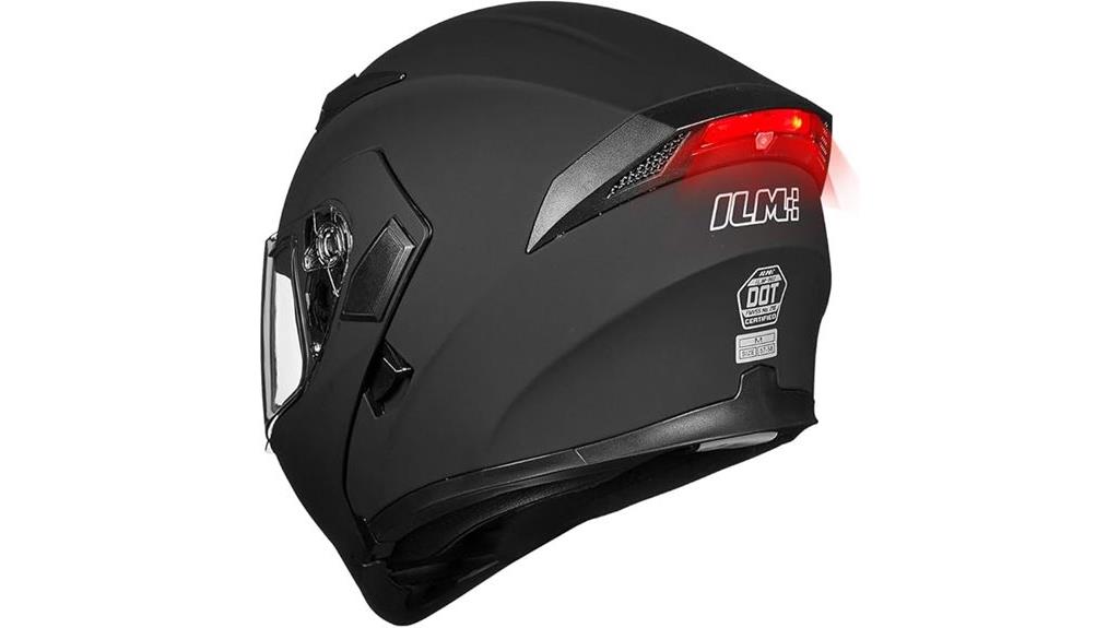 motorcycle helmet with dual visor