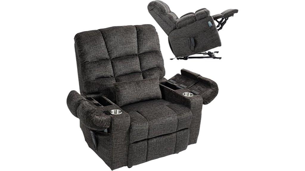motorized adjustable massage chair