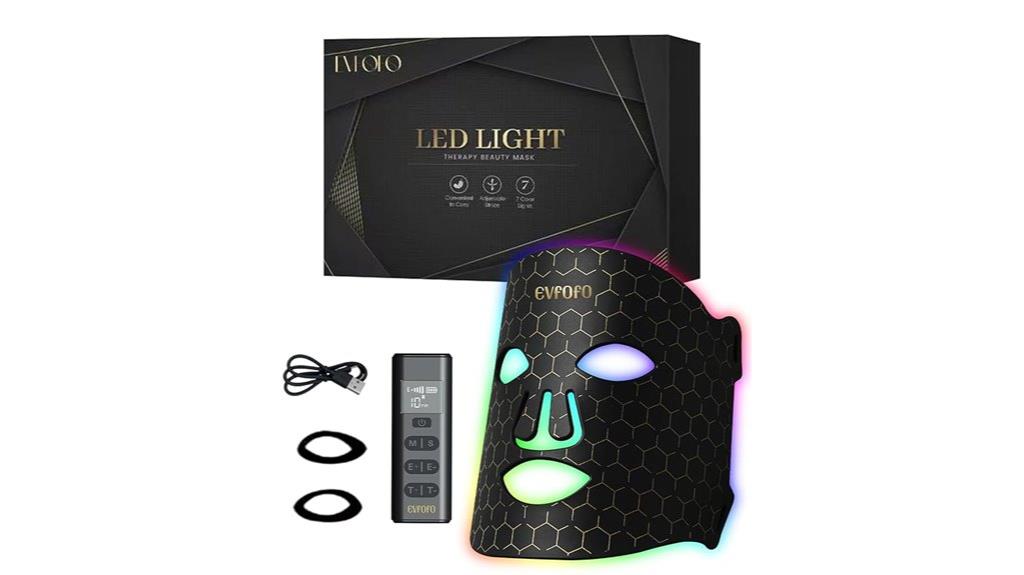 multi color led skin mask