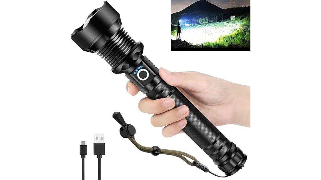 multi mode rechargeable flashlight