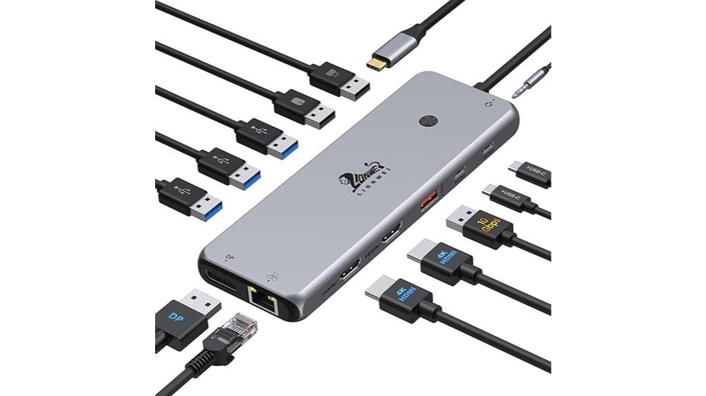 multi port usb c docking station