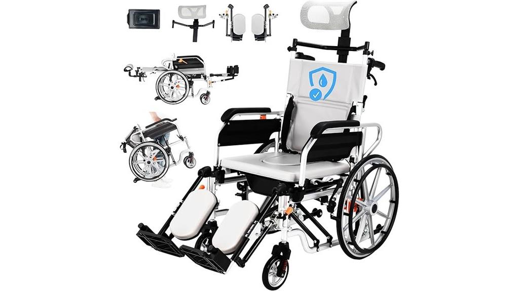 multifunctional reclining wheelchair