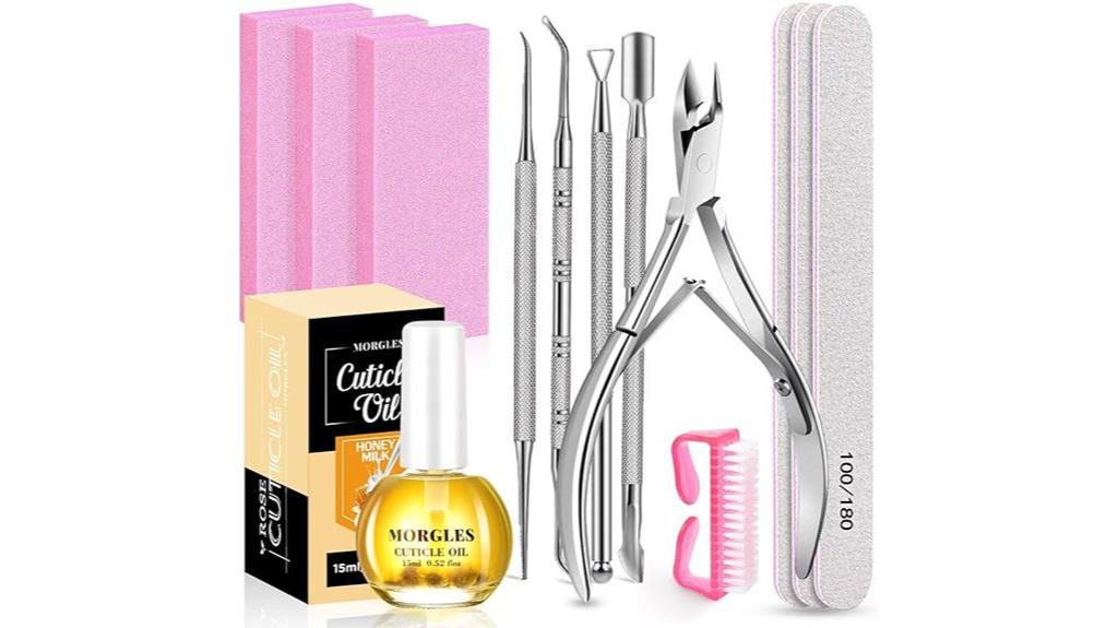 nail kit with buffer