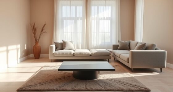 neutral tones evoke calmness