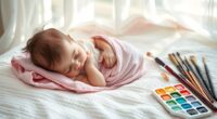 newborn focused creative activity