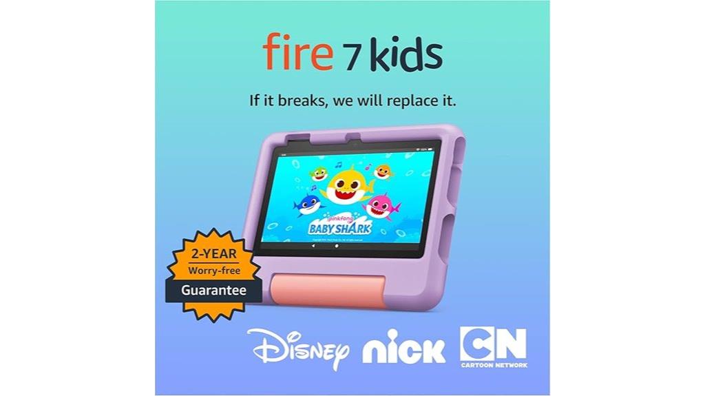 newest fire 7 kids tablet