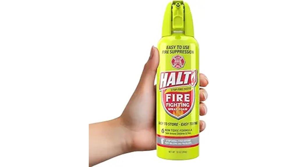 non toxic portable fire suppressant