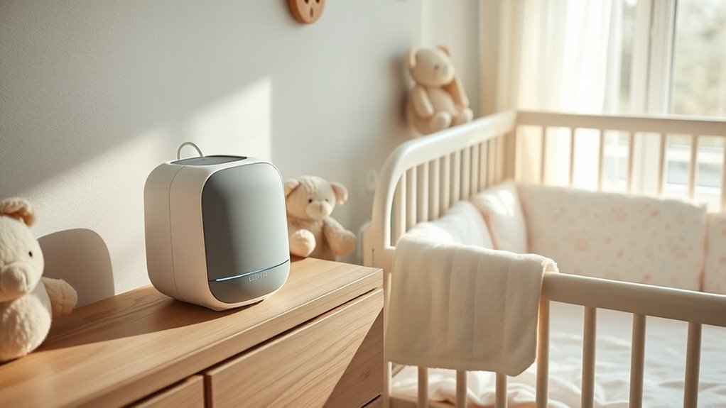 nursery noise machine features