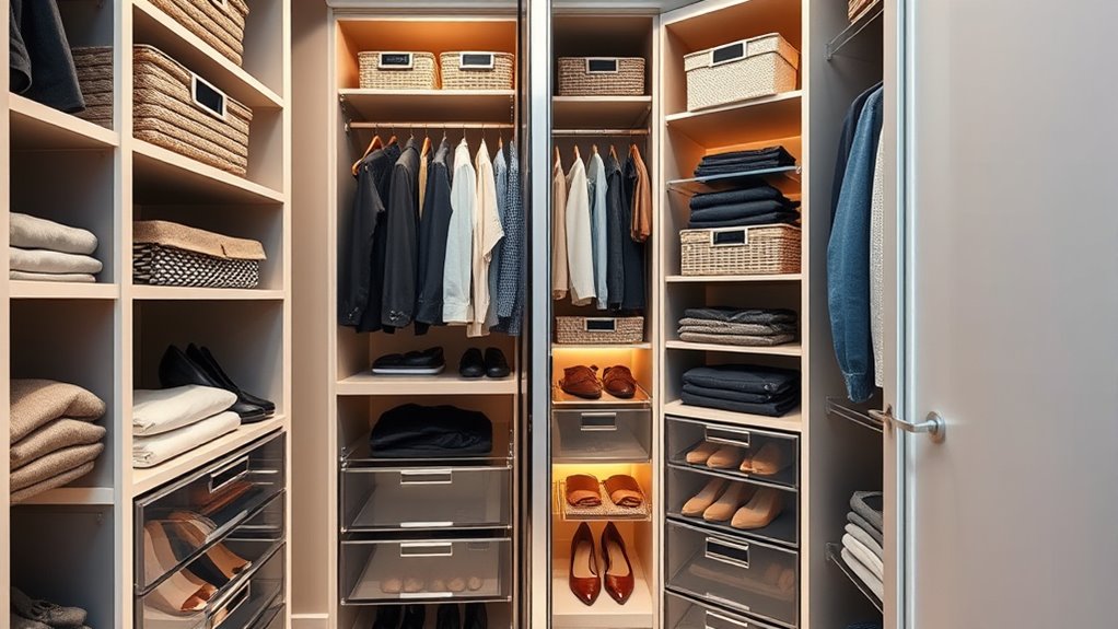 optimize closet space efficiently
