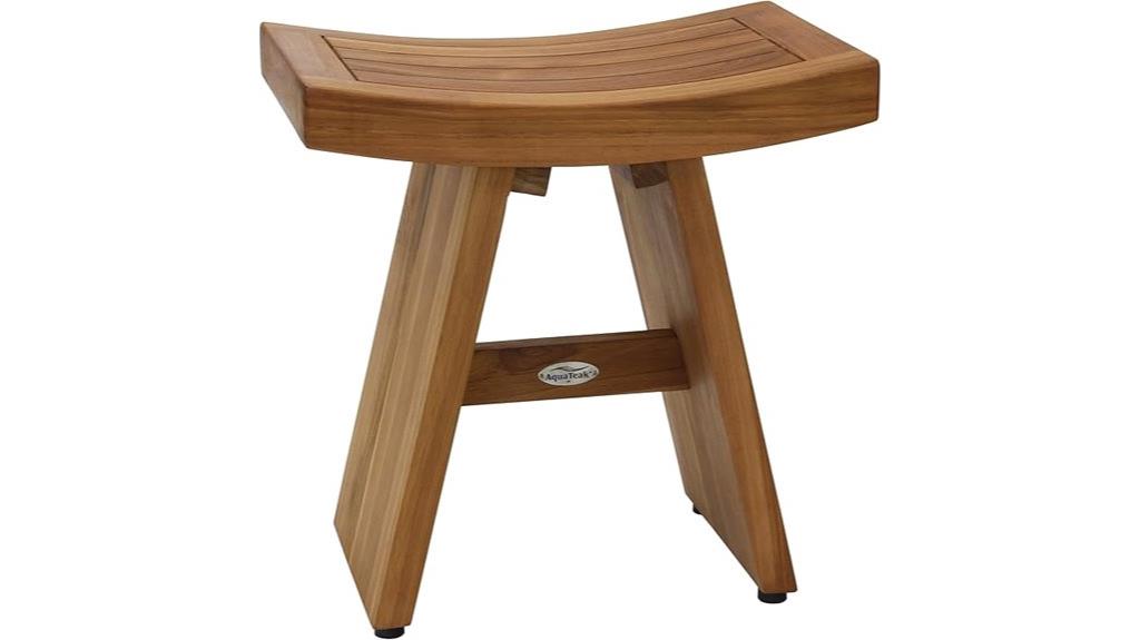 original asia teak shower bench