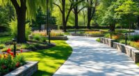 outdoor garden accessible routes
