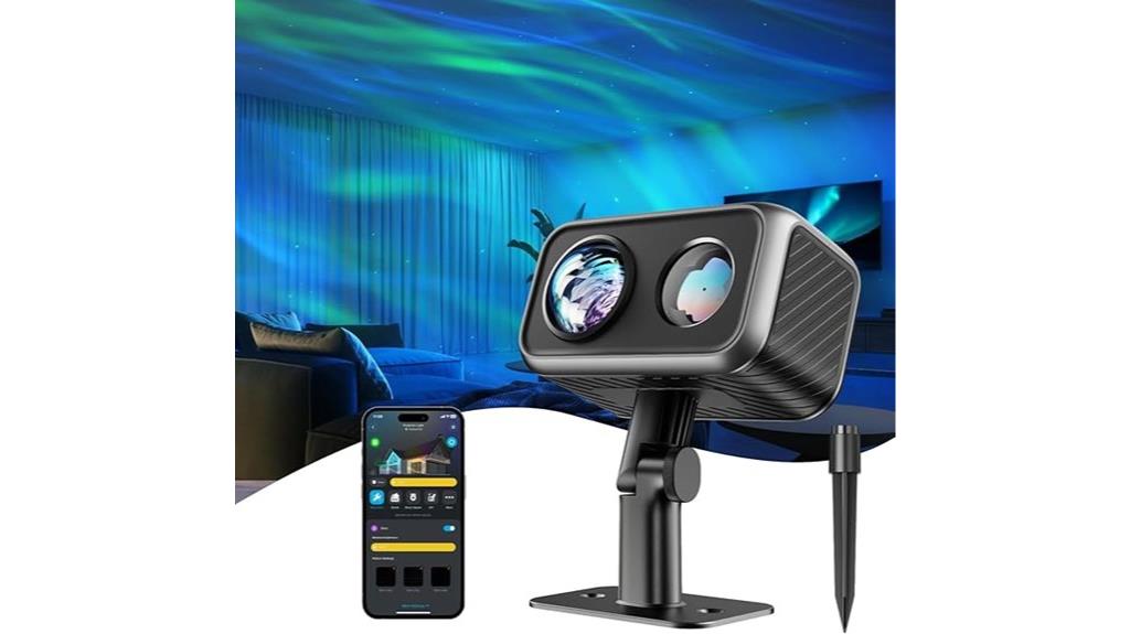 outdoor rgbw projector light