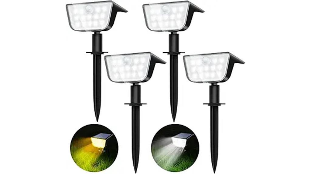 outdoor solar spotlight kit
