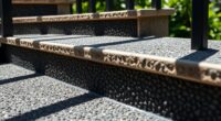 outdoor step safety surfaces