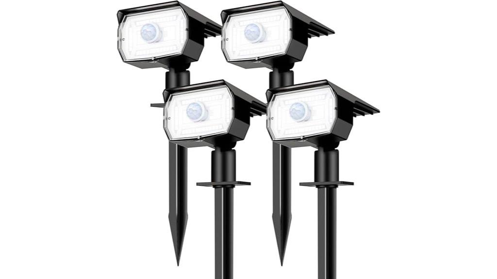 outdoor waterproof motion spotlights