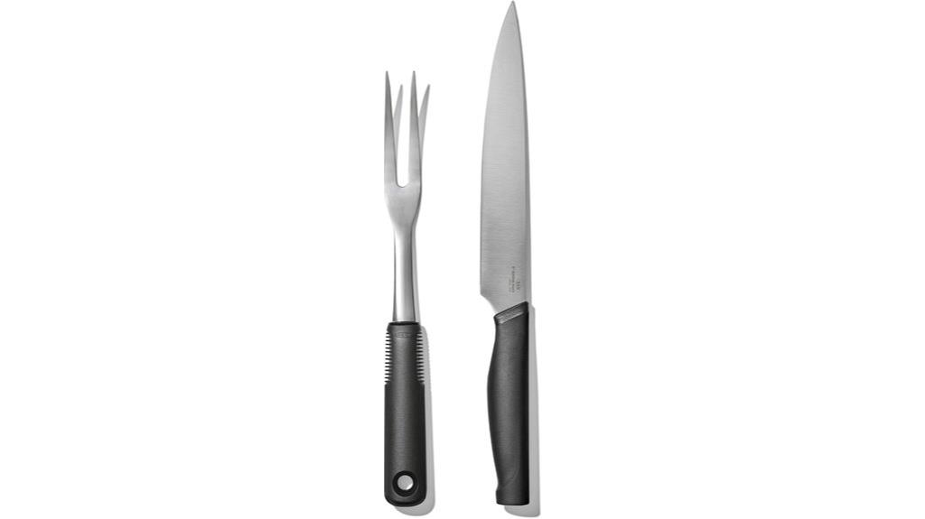 oxo carving set duo