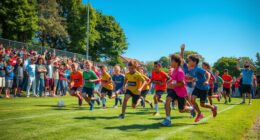 participating in local sports