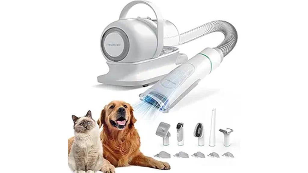 pet grooming and vacuum