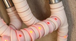 pipe insulation with heat tape