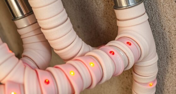 pipe insulation with heat tape