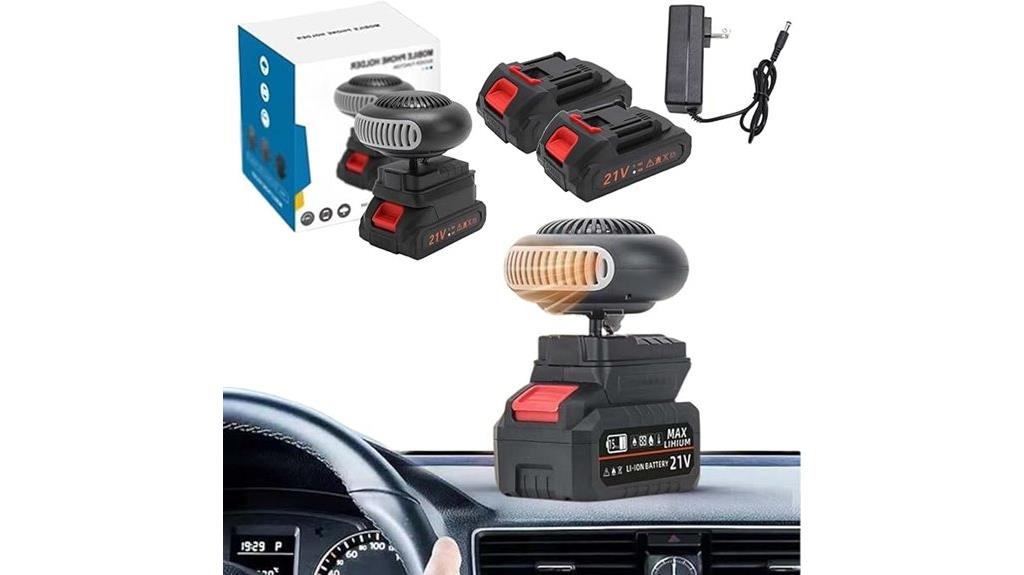 portable 1500mah battery heater