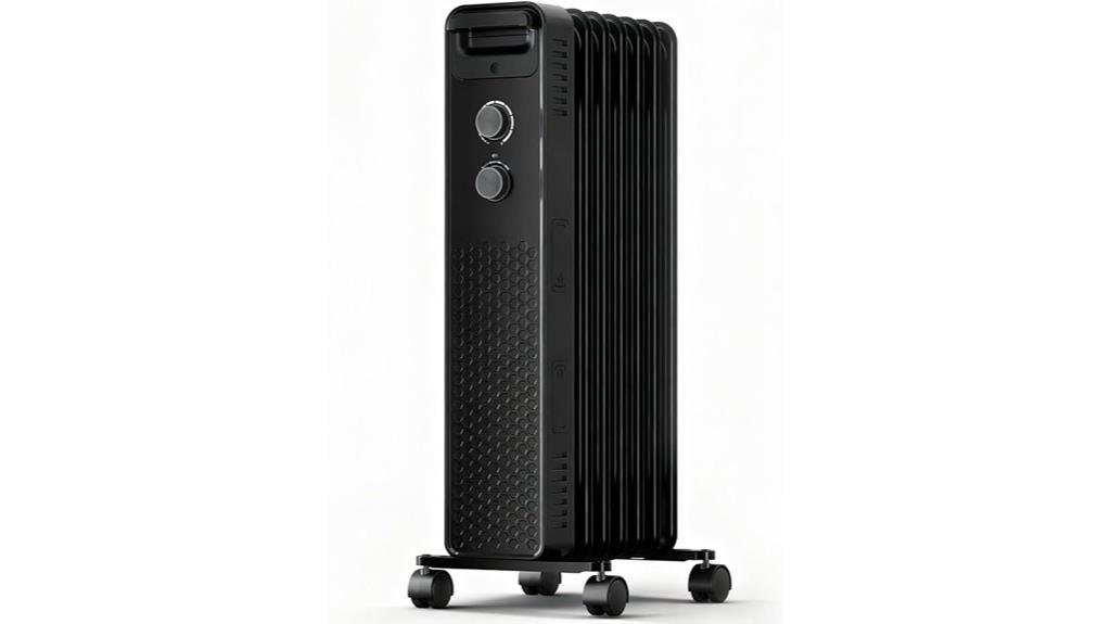 portable 1500w oil heater